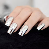 Ombre French Ballerina Fake Nail Gradeint Natural Coffin False Nails Wholesale Nails Supplier 24