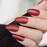 Ombre French Ballerina Fake Nail Gradeint Natural Coffin False Nails Wholesale Nails Supplier 24