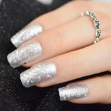 Ombre French Ballerina Fake Nail Gradeint Natural Coffin False Nails Wholesale Nails Supplier 24