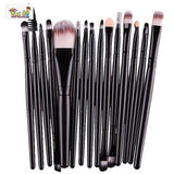 OutTop 2018 NEWLY15 pcs/Sets Eye Shadow Foundation Eyebrow Lip Brush Makeup Brushes Tool 04.13