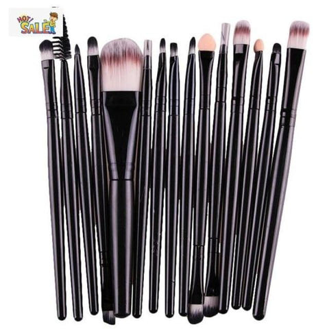 OutTop 2018 NEWLY15 pcs/Sets Eye Shadow Foundation Eyebrow Lip Brush Makeup Brushes Tool 04.13