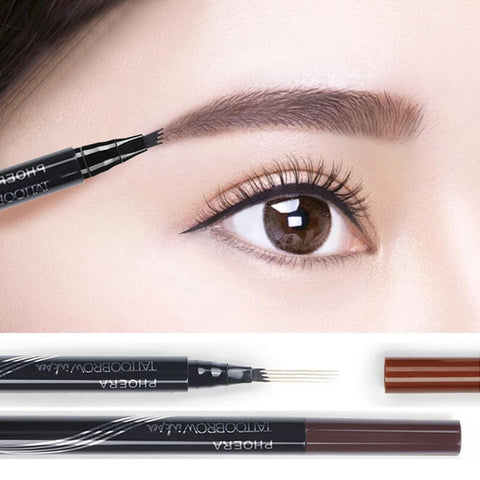 PHOERA 3 Color High-end Automatic Matte Eyebrow Pencil Waterproof Eyebrow Tattoo Pen Lasting Cosmetic Dropshipping BTZ1 TSLM2