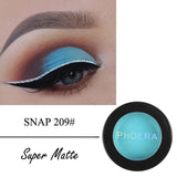 PHOERA Matte Eye Shadow Glitter Eyeshadow Powder 12 Colors Pigment Nude Long Lasting Available Makeup Water-Resistant  TSLM1