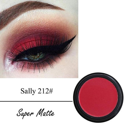 PHOERA Matte Eye Shadow Glitter Eyeshadow Powder 12 Colors Pigment Nude Long Lasting Available Makeup Water-Resistant  TSLM1