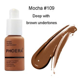 PHOERA New 30ml Matte Oil Control Concealer Liquid Foundation pallet shadows makeup pallete far paleti novo sombras Skin care