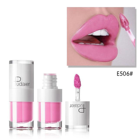 PUDAIER Brand Sexy Matte Lip Gloss 26 Colors Velvet Nude Makeup Waterproof Liquid Lipstick Lip Tint Soft Lipgloss Cosmetics Lips