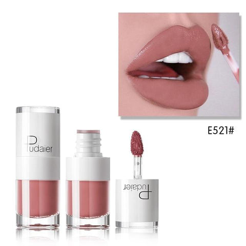 PUDAIER Brand Sexy Matte Lip Gloss 26 Colors Velvet Nude Makeup Waterproof Liquid Lipstick Lip Tint Soft Lipgloss Cosmetics Lips