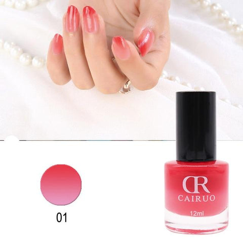 Perfect Shiny Nail Art Gel Polish 12ml Nail Polish Beauty Fast Drying Color Temperature  Changed Nail Polish 26 Wonderful Color