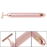 Pink New Beauty Bar Facial Roller Face Skin Vibration Skincare Massager Device Tool Face Lift Tools Fashion