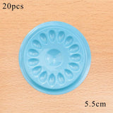 Plastic Glue Gasket Flower shape Pad False Eyelash Extension Glue Holder Pallets For Eyelashes Extension Adhesive Pallet Tools