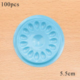 Plastic Glue Gasket Flower shape Pad False Eyelash Extension Glue Holder Pallets For Eyelashes Extension Adhesive Pallet Tools