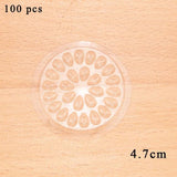 Plastic Glue Gasket Flower shape Pad False Eyelash Extension Glue Holder Pallets For Eyelashes Extension Adhesive Pallet Tools