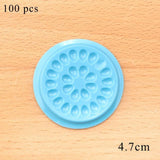 Plastic Glue Gasket Flower shape Pad False Eyelash Extension Glue Holder Pallets For Eyelashes Extension Adhesive Pallet Tools