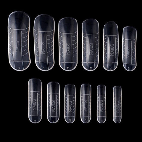 Poly Gel Quick Building Nail Mold Dual Forms Tips Clip Finger Extension Nail Art UV Builder Gel Tool