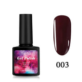 Pooypoot Nail Art Gel Nail Polish Gorgeous Candy Colors Hybrid Gel Varnishes Soak-off UV LED Gel Varnishes Lacquer Nails Primer