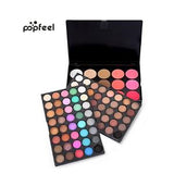 Popfeel Professional 120 Colors Natural  Makeup Set Eye Shadow Shimmer Make up Matte Eyeshadow Palette Set Kit Cosmetic Pallete