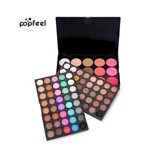 Popfeel Professional 120 Colors Natural  Makeup Set Eye Shadow Shimmer Make up Matte Eyeshadow Palette Set Kit Cosmetic Pallete