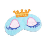 Portable Lovely Cute Cotton Long Eyelashes Crown Style Eye Shade Sleeping Eye Mask Sleep & Snoring