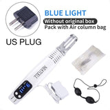 Portable Mini Red Blue Light Laser Picosecond Pen Black Tattoo Removal Acne Scar Mole Freckle Dark Spot Black Pigment Removal