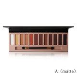 Pro 12 Colors Shimmer Or Matte Eyeshadow Makeup Palette Long Lasting Eye Shadow Natural Eyeshadow With Brush