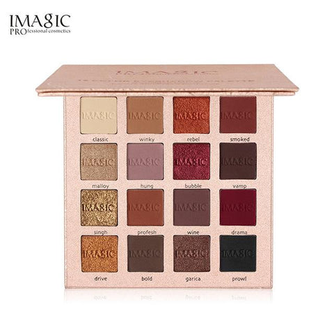 Professional 16 Colors Nocturne Eyeshadow Palette Makeup Eye shadow Pallete Matte Shimmer Glitter Pigmented Smoky Balm Cosmetic