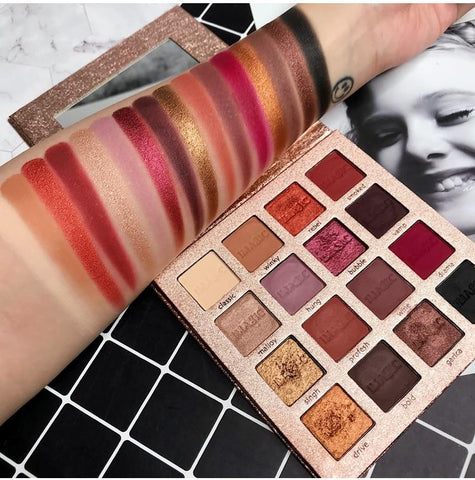 Professional 16 Colors Nocturne Eyeshadow Palette Makeup Eye shadow Pallete Matte Shimmer Glitter Pigmented Smoky Balm Cosmetic