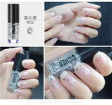 Professional 2017 New Nail Lacquer Art Decoration Waterproof 6ml Pigment Metal Black Red Nude Peel Off Nails Polish Colors