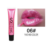 Professional Brand Lip Make Up Diamond Glitter Waterproof Lipgloss Long Lasting Moisturizer Shimmer Nude Lipstick Liquid Makeup