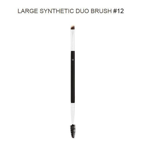 Professional Dual Sided Duo Brow Brush 12# 15# 7# 20# Eyebrow Enhancer Angled Eyebrow Brush + Comb Beauty Makeup Tool 1PCS