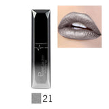 Professional Makeup Lip Gloss Color Long Lasting Metallic Sexy Red Velvet Matte Liquid Lipstick Lip Tint Cosmetics Lipgloss