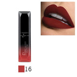 Professional Makeup Lip Gloss Color Long Lasting Metallic Sexy Red Velvet Matte Liquid Lipstick Lip Tint Cosmetics Lipgloss