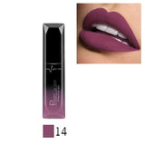 Professional Makeup Lip Gloss Color Long Lasting Metallic Sexy Red Velvet Matte Liquid Lipstick Lip Tint Cosmetics Lipgloss
