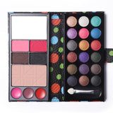 Professional Makeup Set Multi-function Matte Shimmer Eyeshadow Palette + Blusher + Lip Stick + Eyebrow Cake + Face Powder