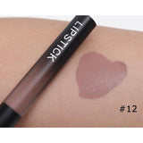 Professional Makeup Velvet Nude Lip gloss Waterproof Liquid Matte Lipstick Long lasting Black Lipstick Set Korean Cosmetics