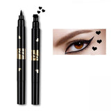 Professional make-up black liquid quick-drying double-head eyeliner durable waterproof fashion stunning charm embellishment seal