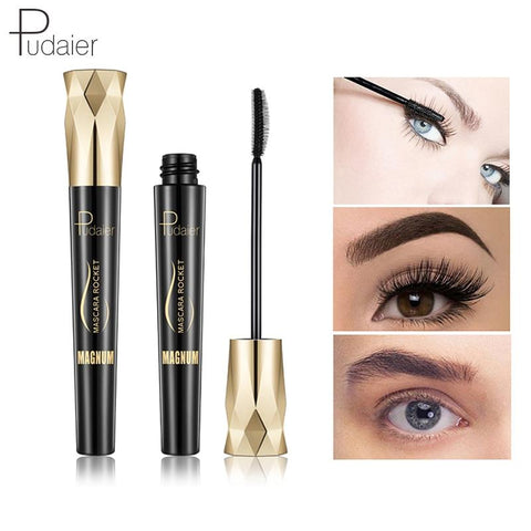 Pudaier 4D Charm Mascara Volume Waterproof Lash Extensions Makeup Silk Graft Growth Fluid Professional Rimel for Eye