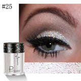 Pudaier Luster Glitter Shadow Powder Pigment Shiny Eye Body Glitter Holographic Eye Single Eye Glitter Festival Party Makeup