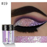 Pudaier Luster Glitter Shadow Powder Pigment Shiny Eye Body Glitter Holographic Eye Single Eye Glitter Festival Party Makeup