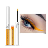 Pudaier Matte Liquid Eyeliner Waterproof Long-lasting Pigment Green Purple Red Orange Color Sexy Eye Liner Party Beauty Cosmetic