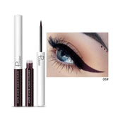 Pudaier Matte Liquid Eyeliner Waterproof Long-lasting Pigment Green Purple Red Orange Color Sexy Eye Liner Party Beauty Cosmetic