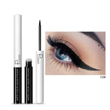 Pudaier Matte Liquid Eyeliner Waterproof Long-lasting Pigment Green Purple Red Orange Color Sexy Eye Liner Party Beauty Cosmetic