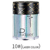 Pudaier Professional Glitter Shimmer Powder Pigment Eyeshadow Highlighter Beauty Makeup Shiny Body Glow Festival Party Cosmetic