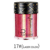 Pudaier Professional Glitter Shimmer Powder Pigment Eyeshadow Highlighter Beauty Makeup Shiny Body Glow Festival Party Cosmetic