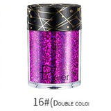 Pudaier Professional Glitter Shimmer Powder Pigment Eyeshadow Highlighter Beauty Makeup Shiny Body Glow Festival Party Cosmetic