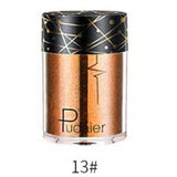 Pudaier Professional Glitter Shimmer Powder Pigment Eyeshadow Highlighter Beauty Makeup Shiny Body Glow Festival Party Cosmetic