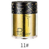 Pudaier Professional Glitter Shimmer Powder Pigment Eyeshadow Highlighter Beauty Makeup Shiny Body Glow Festival Party Cosmetic