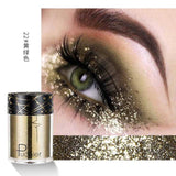 Pudaier Shimmer Holographic Sequins Glitter Tattoo Glitter Eyes Skin Highlighter Festival Pigment for Face Lips Body Glitter