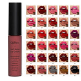 Qibest Brand Lip Gloss Long Lasting Red Lips Matte Lipstick Liquid Lip Tint Cosmetic Nude Velvet Lipstick Matte Lip Makeup