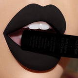 Qibest Brand Waterproof Matte Nude Lipstick Lipkit Pigment Dark Red Black Long Lasting Lip Gloss Lot Women Makeup