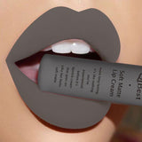 Qibest Brand Waterproof Matte Nude Lipstick Lipkit Pigment Dark Red Black Long Lasting Lip Gloss Lot Women Makeup